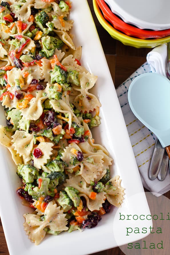 pasta salad with broccoli