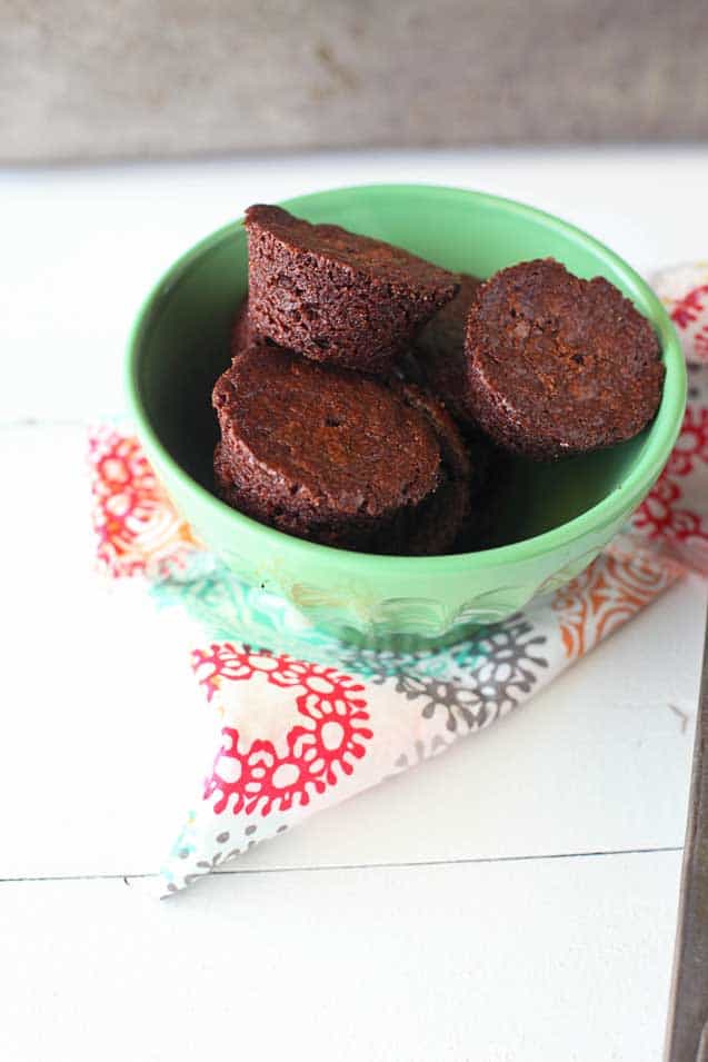 Mint Julep Brownie Bites