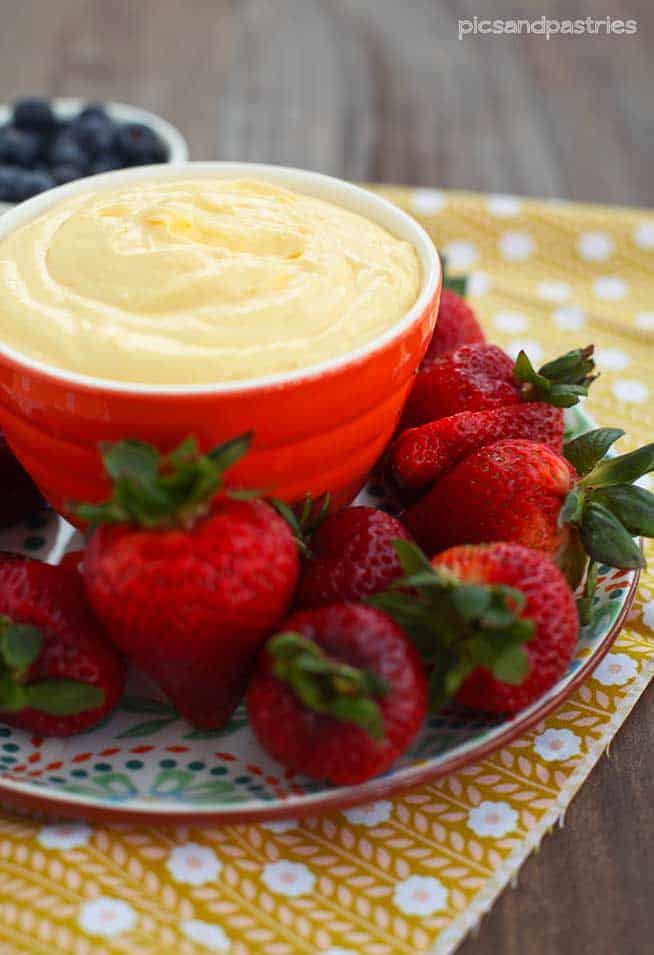 creamsicle fruit dip