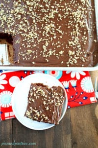 made from scratch chocolate sheet cake
