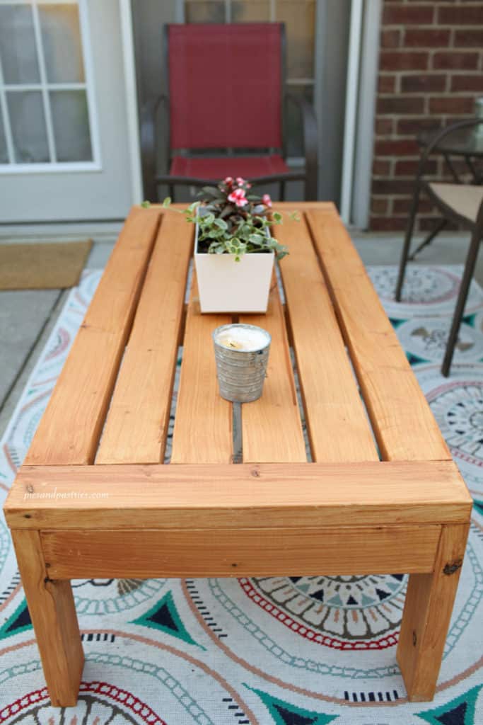 DIY patio table