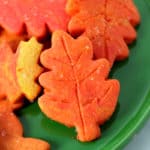 Fall leaf sugar cookie